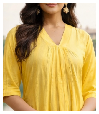 Elegant Kurta Set for Women - Yellow