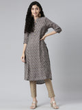 Gorgeous Peach High-Low Kurta with Princess Line Cut