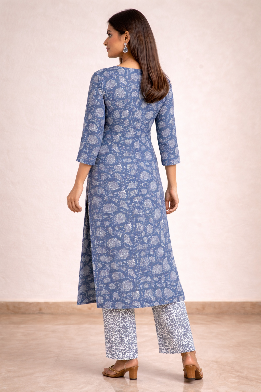 Elegant Kurta Set for Women- Blue